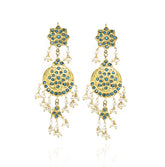 Nousha Turquoise Jadau Choker Set - The Pashm